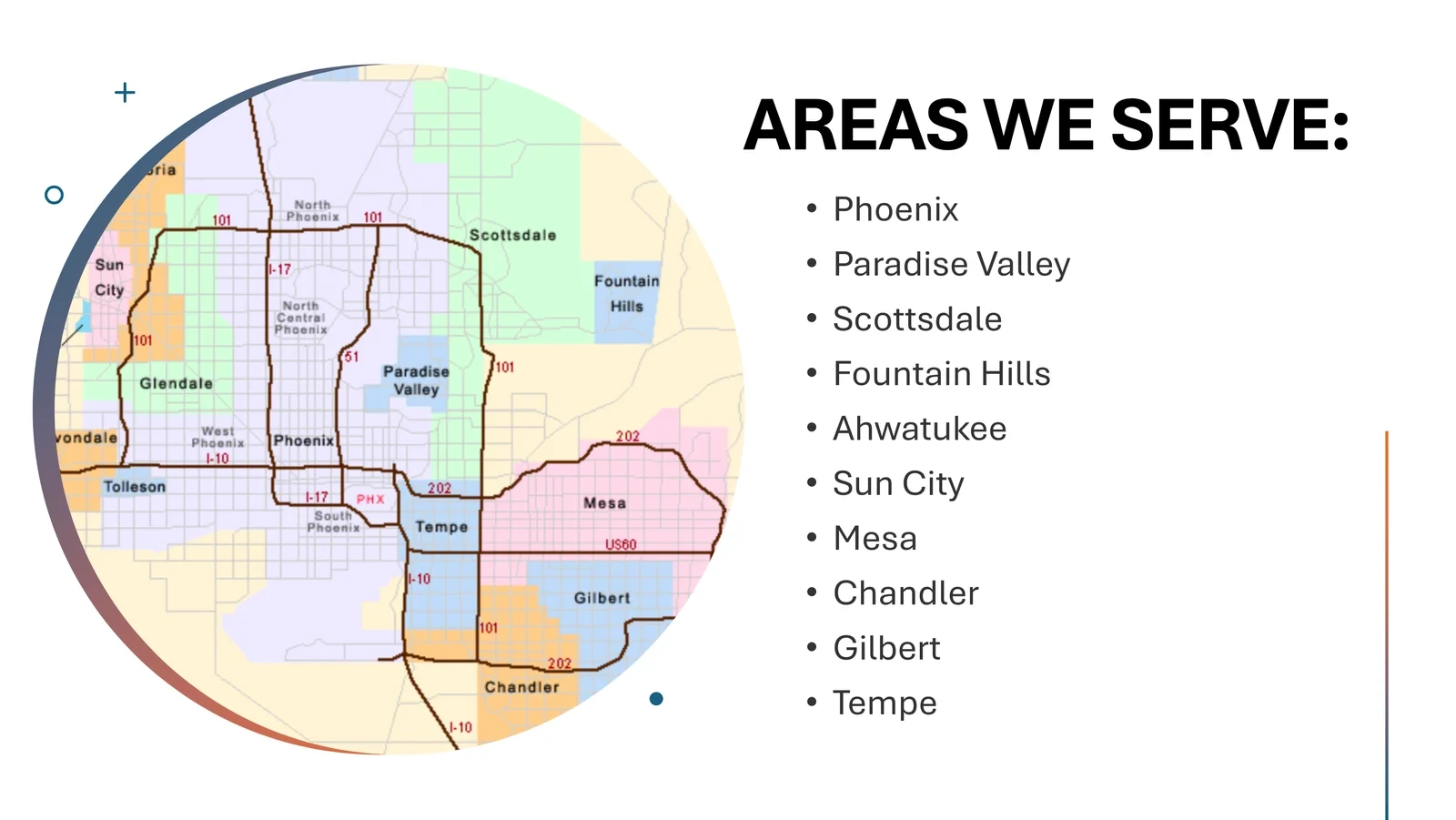 Areas We Serrve